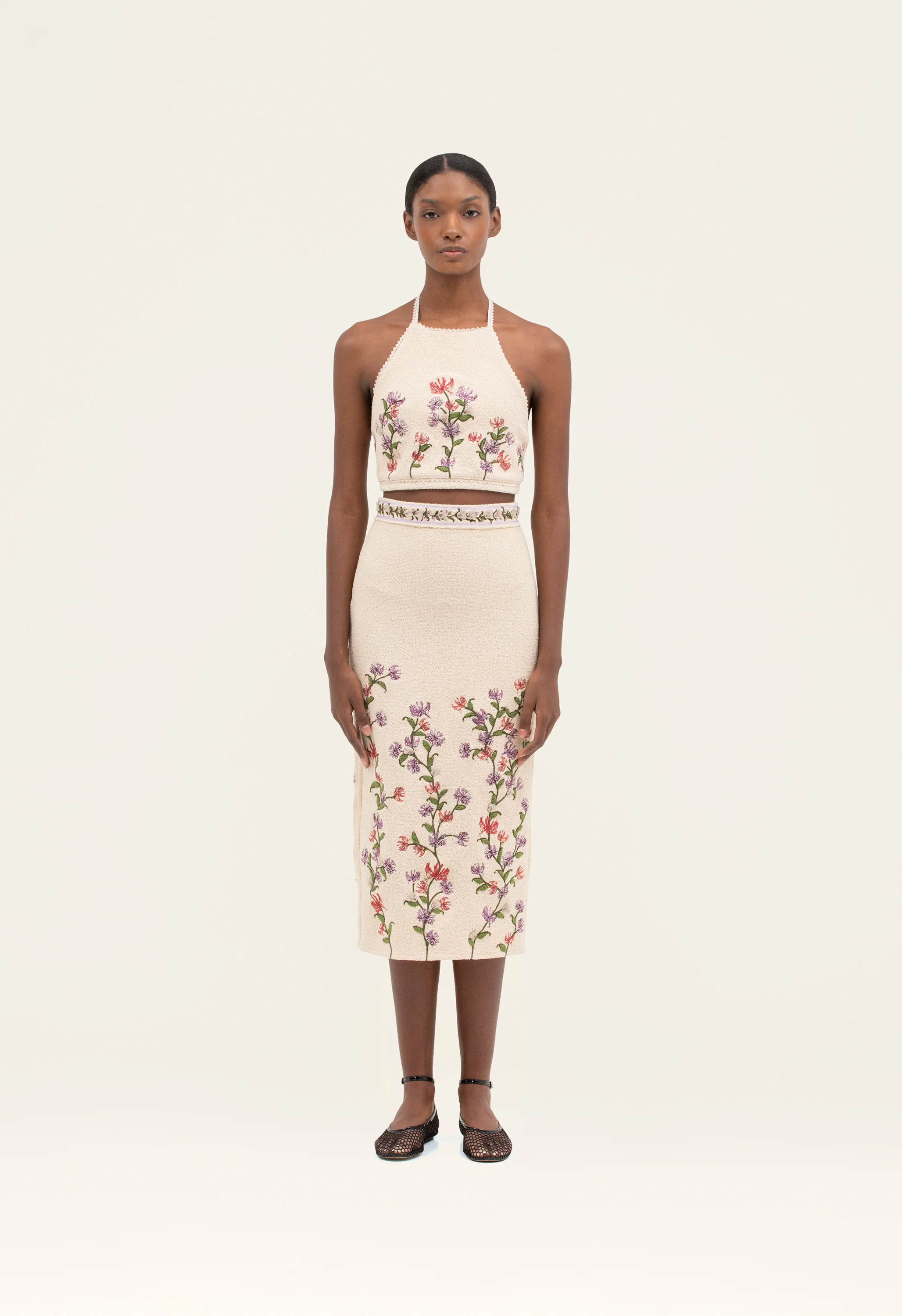 Chlorella Honeysuckle Midi Skirt - Image 3