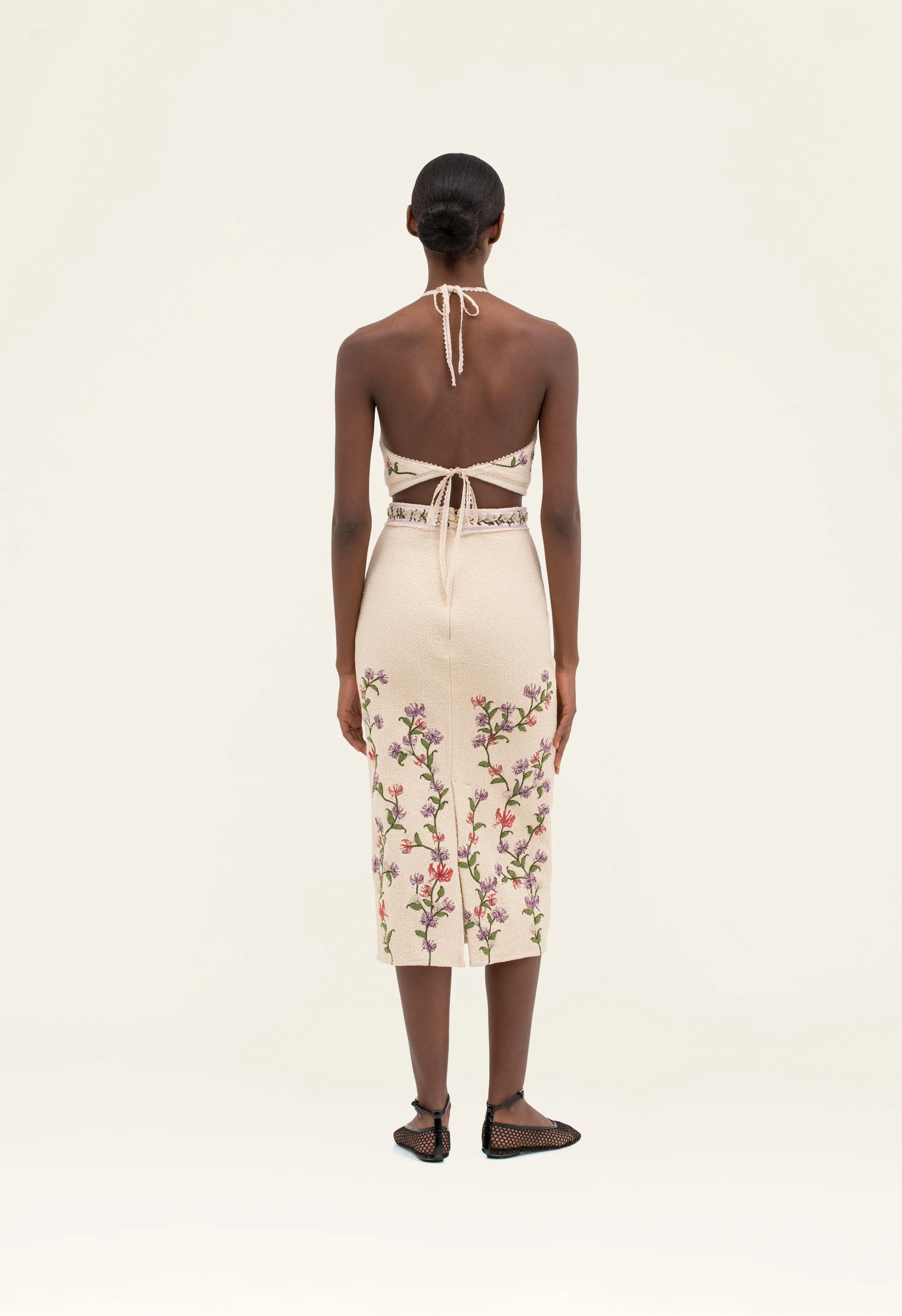 Chlorella Honeysuckle Midi Skirt - Image 4
