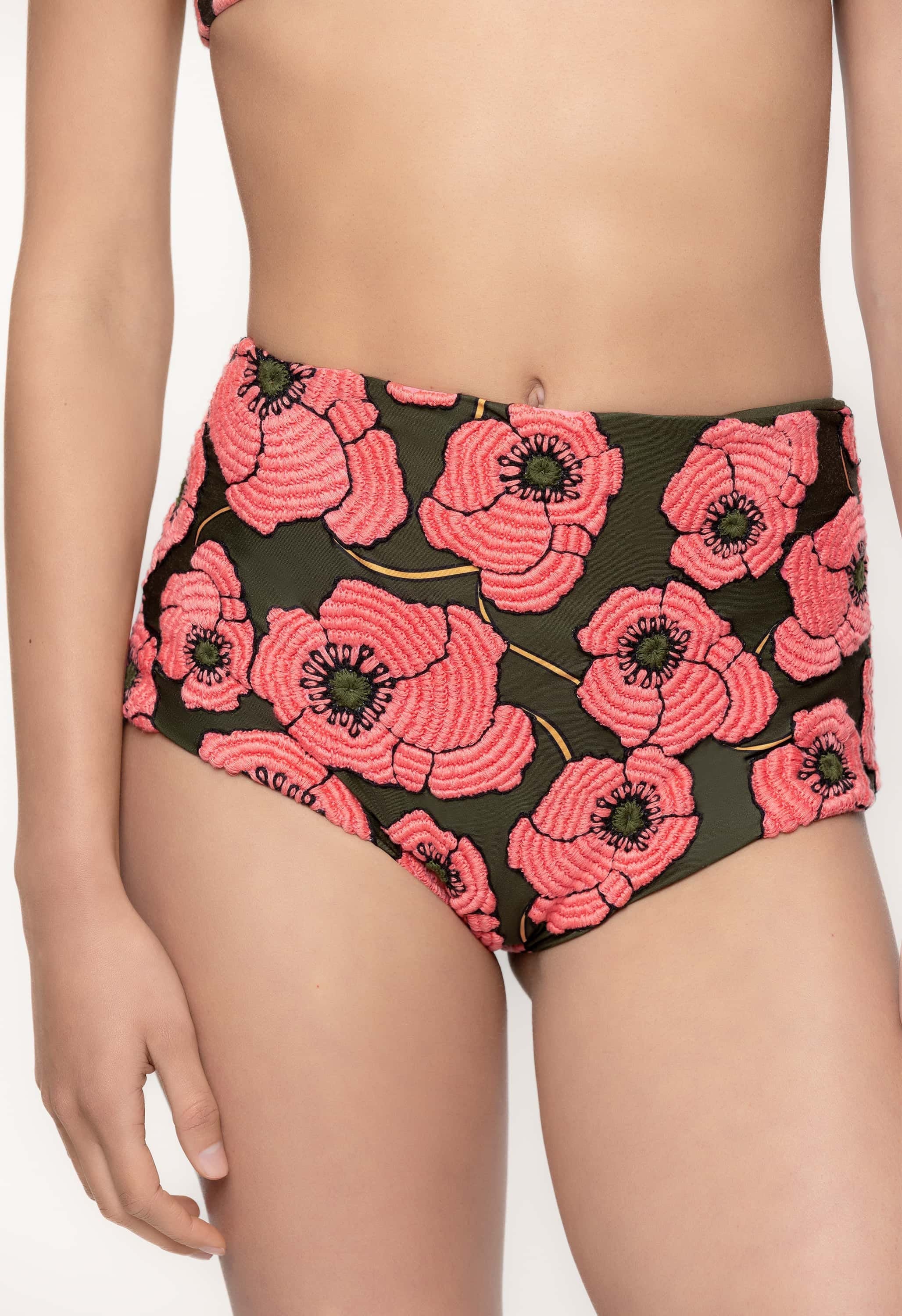 Geranio Botanico Rosa Bikini Bottom - Image 4
