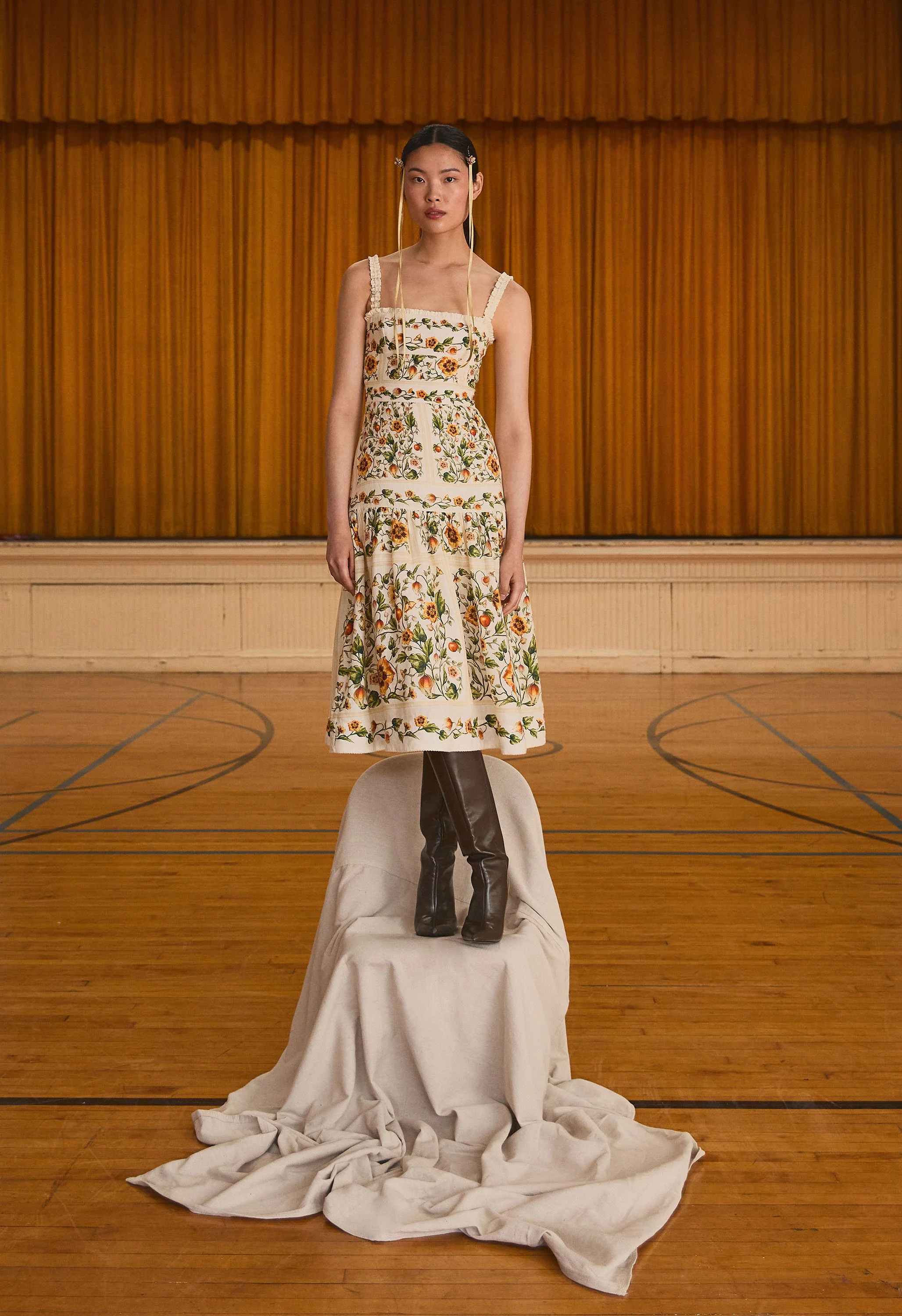 Níspero Uchuva Midi Dress - Image 2