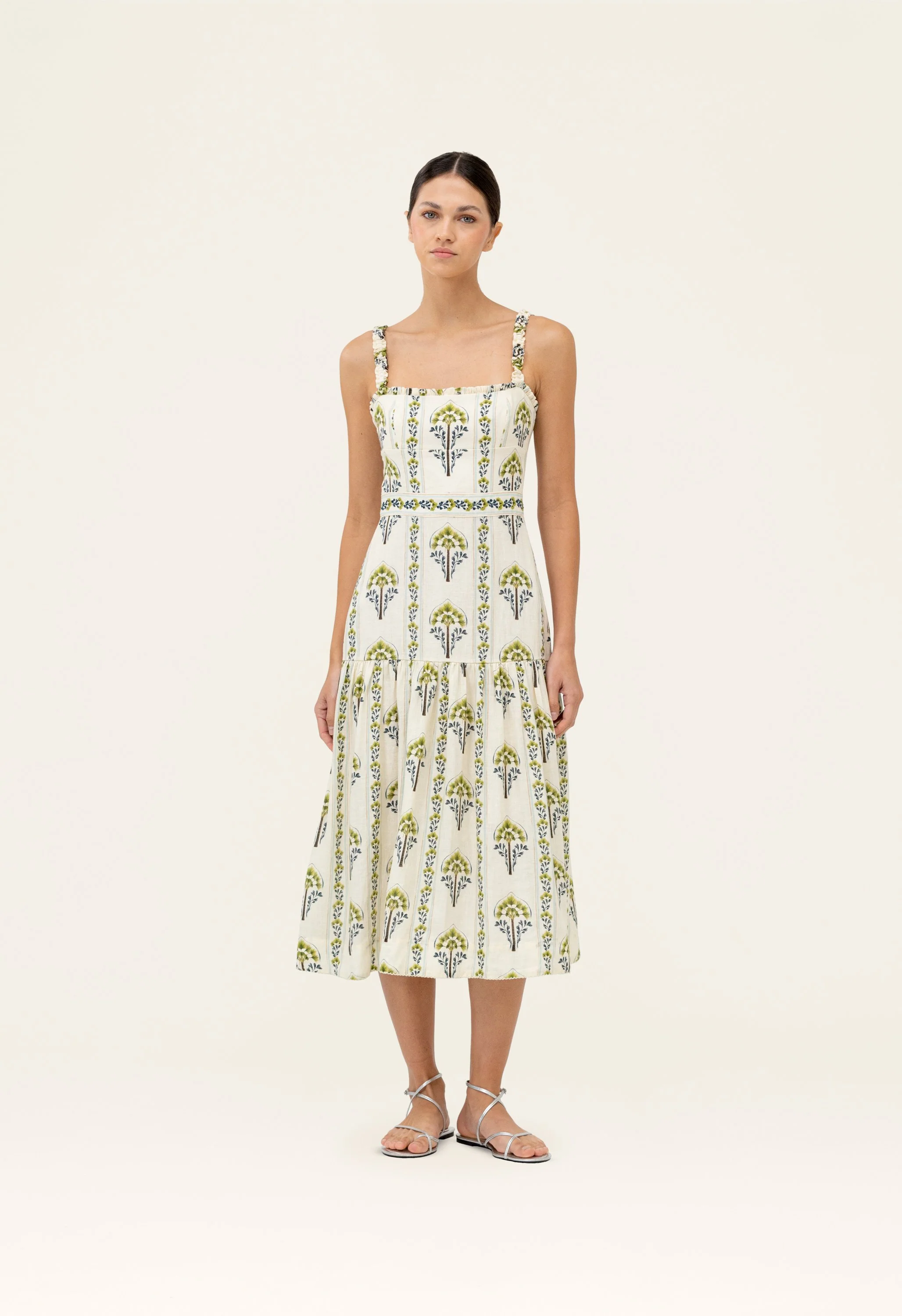 Níspero Moriche Midi Dress