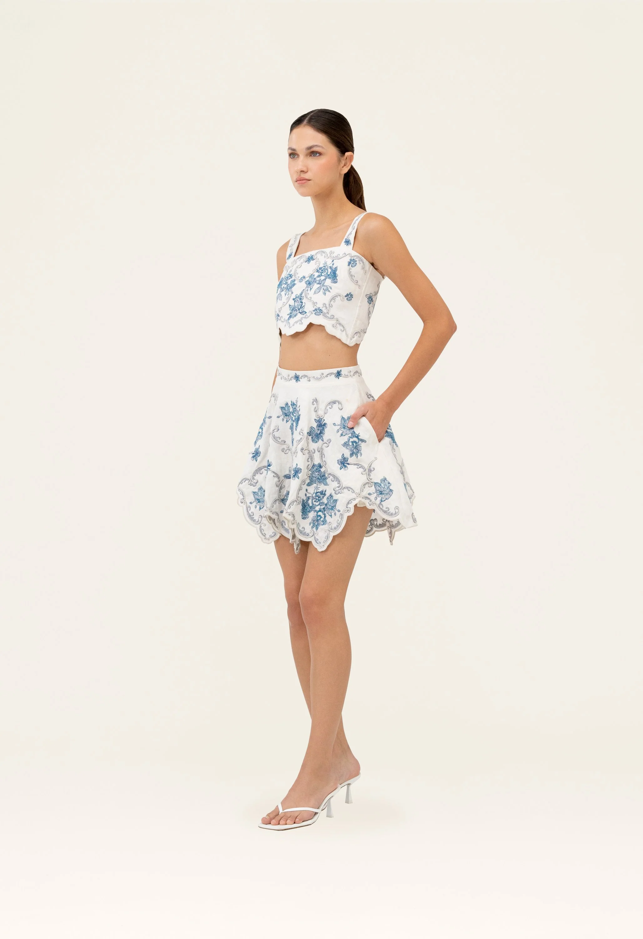 Retrato Gloriosa Mini Skirt