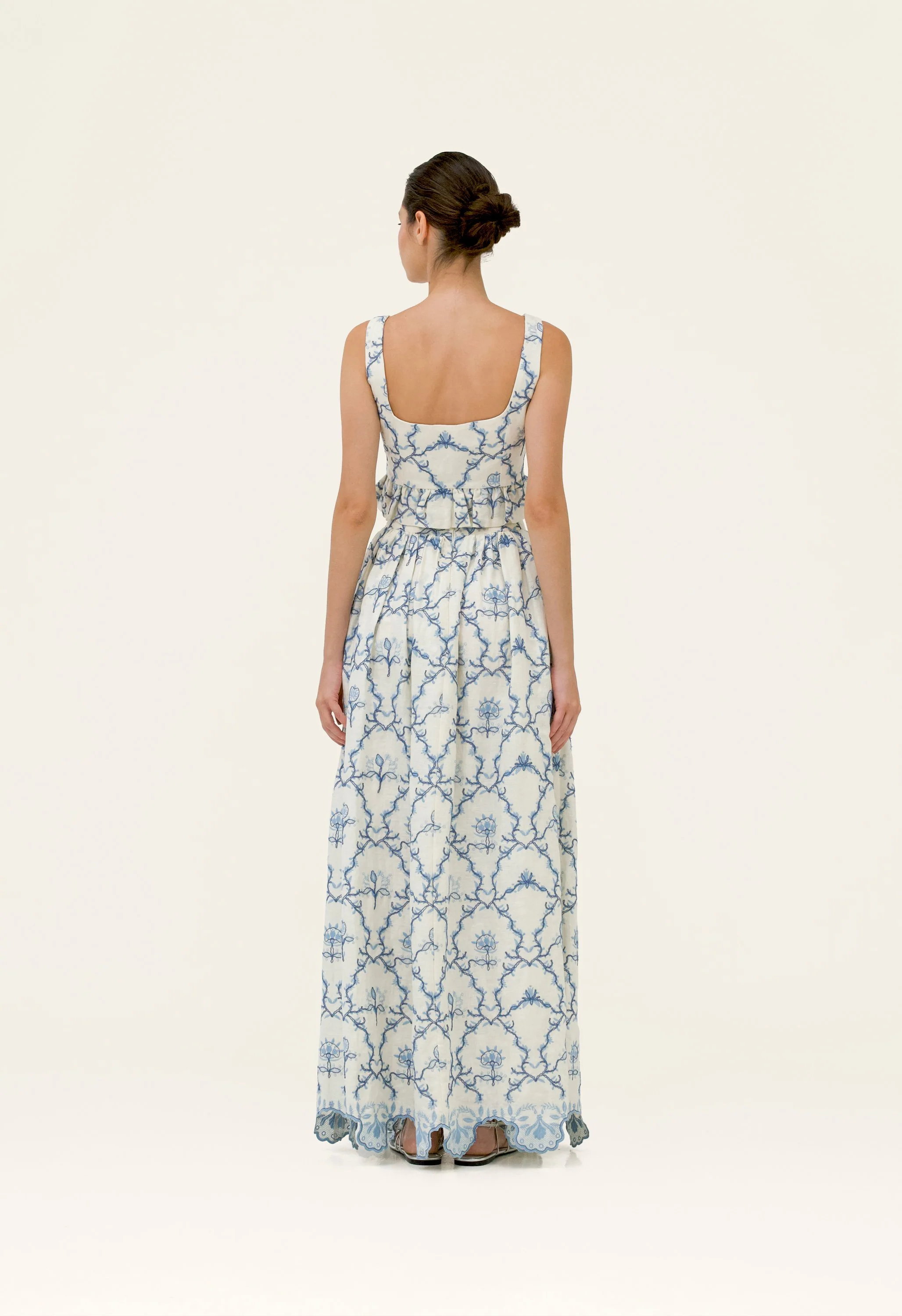 Tangelo Floritura Maxi Skirt - Image 4